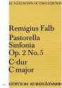 Pastorella sinfonica C-Dur op.2,5 fr Orgel und Streichorchester Partitur