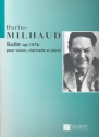 Suite op.157b pour violon, clarinette et piano parties