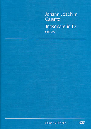 Triosonate D-Dur QV2,9 für Flöte, Violine und Bc
