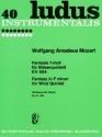 Fantasie f-Moll KV594 fr Klarinette, Oboe, Horn, Flte und Fagott Stimmen