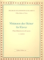 Miniaturen alter Meister fr Klavier