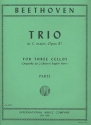 Trio C major op.87 for 3 cellos parts