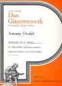 Sonate g-Moll op.13a,6 fr Altblockflte (Flte, Oboe, Violine) und Bc