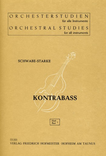 Orchesterstudien Band 1 - Beethoven fr Kontrabass