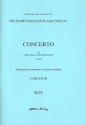 Concerto d-Moll für Violine, Klavier und Streichorchester Partitur