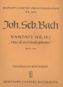 Uns ist ein Kind geboren Kantate Nr.142 BWV142 Violoncello / Kontrabass