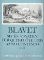 6 Sonaten op.2 Band 1 (Nr.1-3) fr Flte und Bc