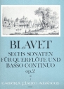 6 Sonaten op.2 Band 2 (Nr.4-6) fr Flte und Bc