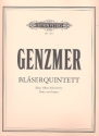 Quintett GeWV 351 fr Flte, Oboe, Klarinette, Horn und Fagott 5 Stimmen