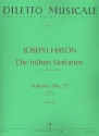 Sinfonie G-Dur Nr.27 Hob.I:27 fr Orchester Partitur