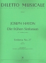 Sinfonie G-Dur Nr.27 Hob.I:27 fr Orchester Stimmenset