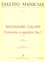 Concerto a quattro g-Moll Nr.1 fr Streichorchester Partitur
