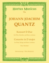Konzert D-Dur  fr Flte und Streichorchester  fr Flte und Klavier