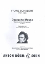 Deutsche Messe D872 Ausgabe C für Frauenchor und Orgel Partitur (= Orgelstimme)