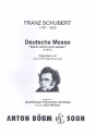 Deutsche Messe D872 Ausgabe C fr Frauenchor und Orgel Partitur (= Orgelstimme)