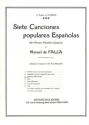 Asturiana (Asturienne) pour voix moyenne et piano (fr/sp)