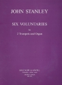 6 Voluntaries für 2 Trompeten und Orgel