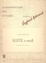 Suite e-Moll fr Flte und Gitarre Spielpartitur