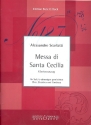 Messa di Santa Cecilia fr Soli (SATB), gem Chor und Streicher Klavierauszug
