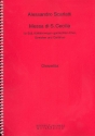 Messa di Santa Cecilia fr Soli (SATB), gem Chor, Streicher und bc Chorpartitur