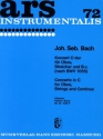 Konzert C-Dur nach BWV1055 fr Oboe und Streichorchester Partitur