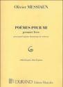 Pomes pour mi vol.1 pour grand soprano dramatique et orchestre pour chant et piano