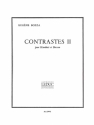 Contrastes 2 pour hautbois et basson 2 partitions