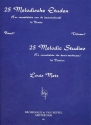 25 melodic studies to consolidate the basis- technique vol.1 for violin
