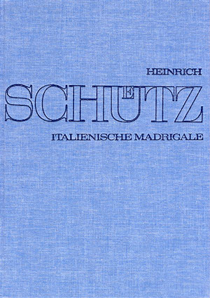 Italienische Madrigale op.1 Partitur (it)