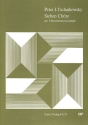 7 Chre zur Chrysostomos-Liturgie aus op.41 fr gem Chor a cappella Partitur (ru/dt)