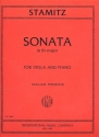Sonata B flat major for viola and piano