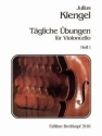 Tgliche bungen Band 1  fr Violoncello bungen fr die linke Hand