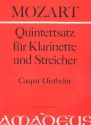 Quintettsatz KV516c für Klarinette und Streichquartett