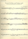 Konzert c-Moll BWV1060 fr Oboe, Violine und Streicher Cello / Ba