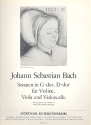 Sonate G-Dur fr Violine, Viola und Violoncello Stimmen