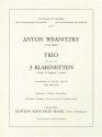 Trio C-Dur für 3 Klarinetten Stimmen