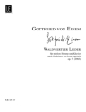 Waldviertler Lieder op.71 fr Gesang (mittel) und Klavier