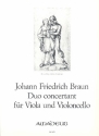 Duo concertant Es-Dur fr Viola und Violoncello Stimmen