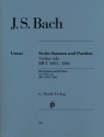 6 Sonaten und Partiten BWW1001-1006 fr Violine solo