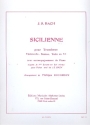 Sicilienne pour trombone (violoncelle, basson, tuba) et piano