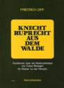 Knecht Ruprecht aus dem Walde fr Klavier zu 4 Hnden