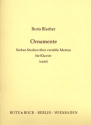 Ornamente 7 Studien ber variable Metren fr Klavier (1950)