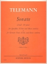 Sonate d-Moll fr Flte (Violine), Violine und Bc