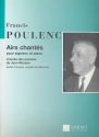 Airs chantes pour soprano et piano