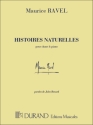 Histoires naturelles pour voix moyenne et piano (fr)
