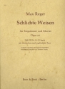 Schlichte Weisen op.76 Band 2 (Nr.16-30) fr hohe Singstimme und Klavier (dt/en)