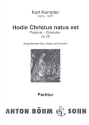 Hodie Christus natus est op.25a fr gem Chor und Orchester Partitur