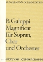 Magnificat fr Sopran, gem Chor und Orchester Partitur