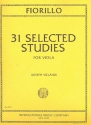 31 selected Studies for viola
