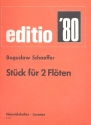 Stck fr 2 Flten Spielpartitur